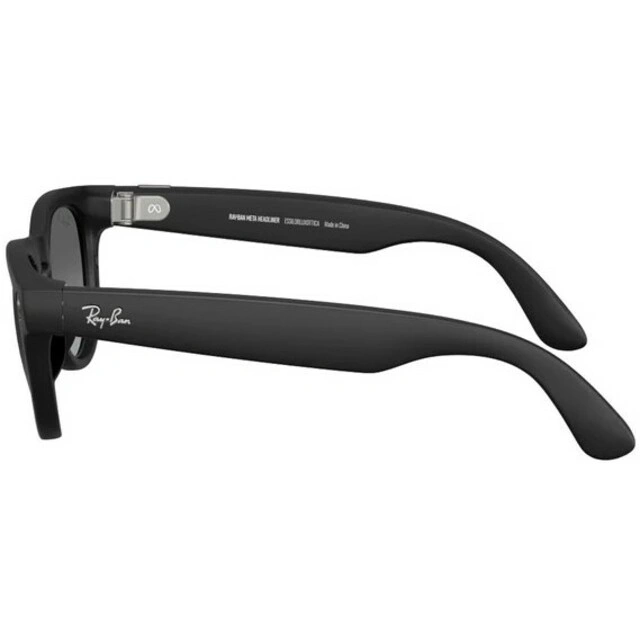 Умные очки Ray Ban Headliner (Gen 2) RW4013 Матовый чёрный/Поляризационные градиентно-графитовые M 150-50 (601/ST350). Фото 3