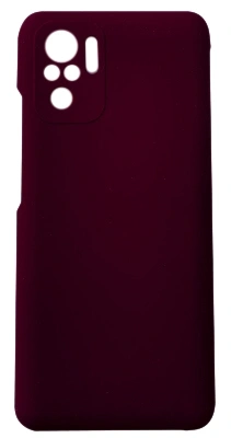 Накладка Silicone Case Logo для Redmi Note 10/10S/M5s, Винная. Фото 1