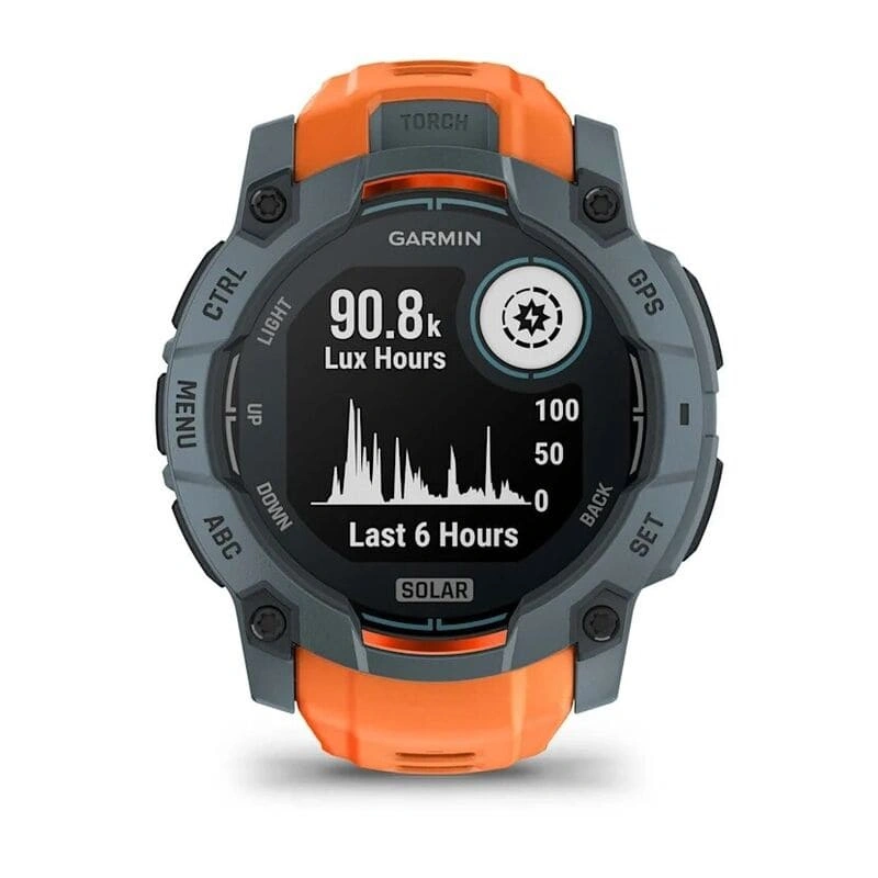 Умные часы Garmin Instinct 3 50mm, Solar, Twilight with Solstice Silicone Band (010-02935-01). Фото 2