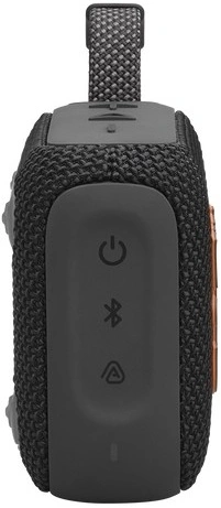 Беспроводная акустика JBL Go 4 Чёрная  (JBLGO4BLK). Фото 4