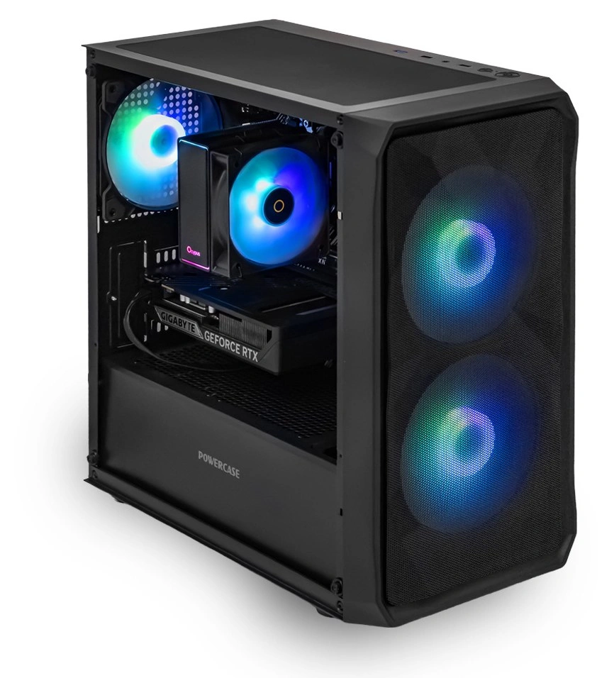 Системный блок CORE M (A3B Ryzen 5 5600, 32Гб DDR4, RTX5060, SSD 1Тб M.2, ASUS PRIME B550M-K, 650Вт). Фото 1