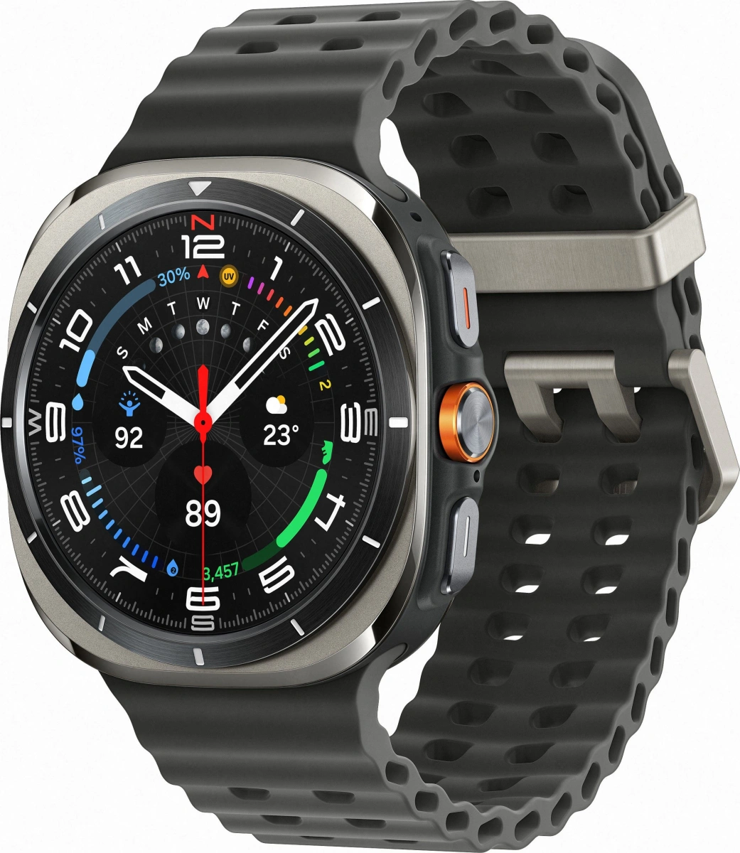 Умные часы Samsung Galaxy Watch Ultra 2025 47mm LTE, Titanium Silver (SM-L705F). Фото 1