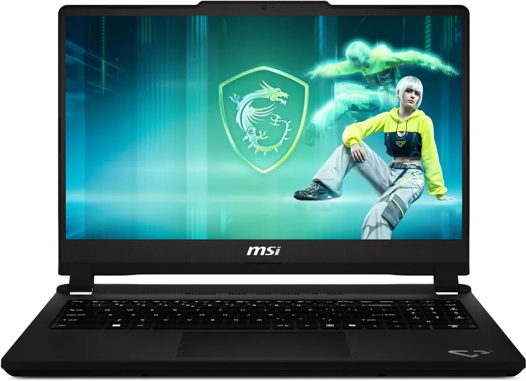 MSI Cyborg 15 C2WF-015XRU Серый (15.6" IPS, Intel Core 5 210H, 16 Гб, SSD 1024 Гб, GeForce RTX 5060, DOS) 9S7-15T121-015. Фото 1