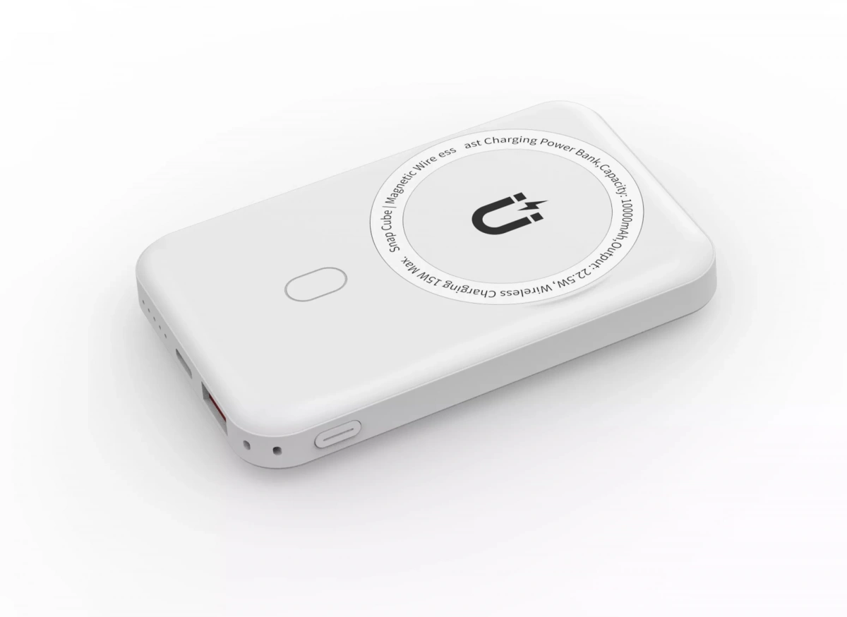 Внешний аккумулятор Wiwu Magnetic SC10000WHT 10000mAh, Белый. Фото 3