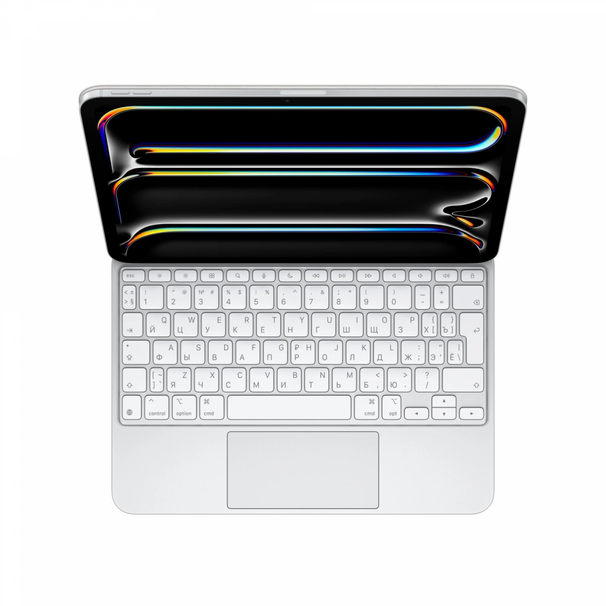 Чехол-клавиатура Apple Magic Keyboard для iPad Pro 11" M4 (2024), White (MWR03). Фото 2