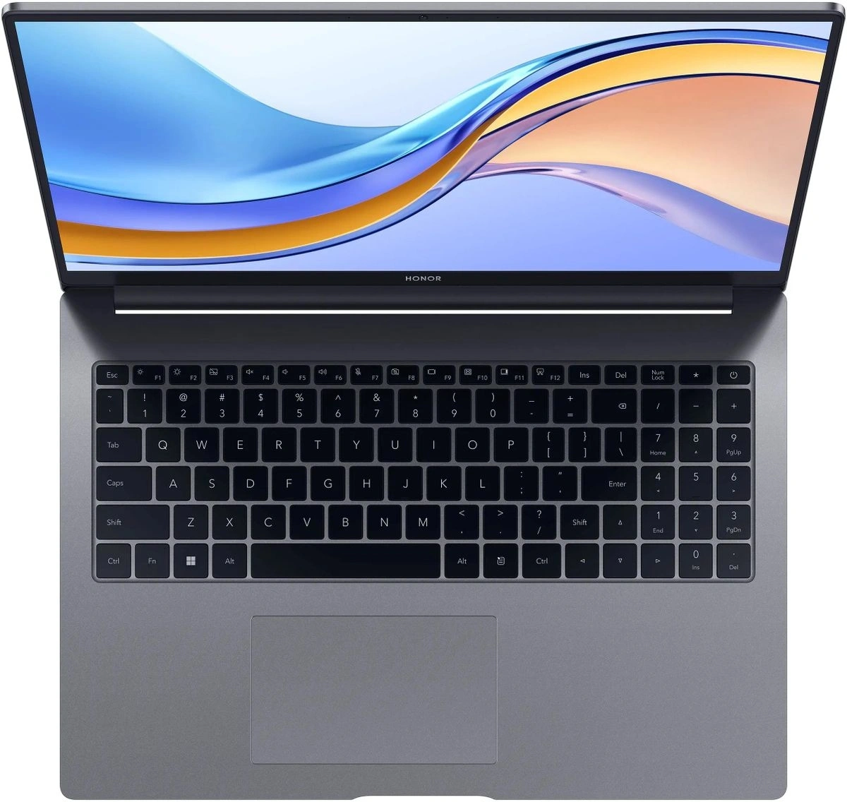 Honor MagicBook X16 2024 Серый (BRN-F5851C) (5301AHHP) (16", Intel Core i5 12450H, 2.0 GHz - 4.4 GHz, 8ГБ, 512ГБ SSD, Intel UHD Graphics, no OS). Фото 2