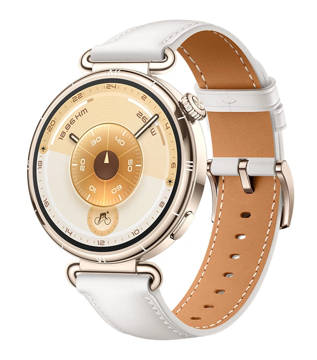 Смарт-часы Huawei Watch GT 6 41мм, Белый, Ремешок белый из композитной кожи (KSU-B19). Фото 1