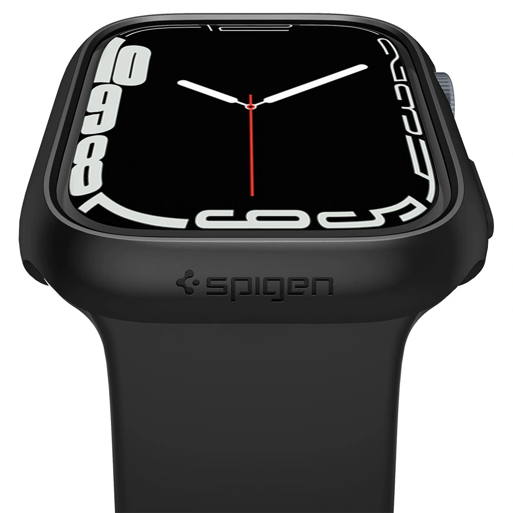 Чехол Spigen Thin Fit для Apple Watch 45mm, Чёрный (ACS04174). Фото 8