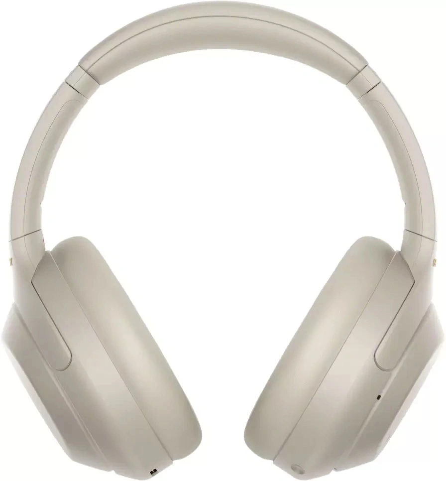 Беспроводные наушники Sony WH-1000XM4/S с шумоподавлением, Серебристые. Фото 2