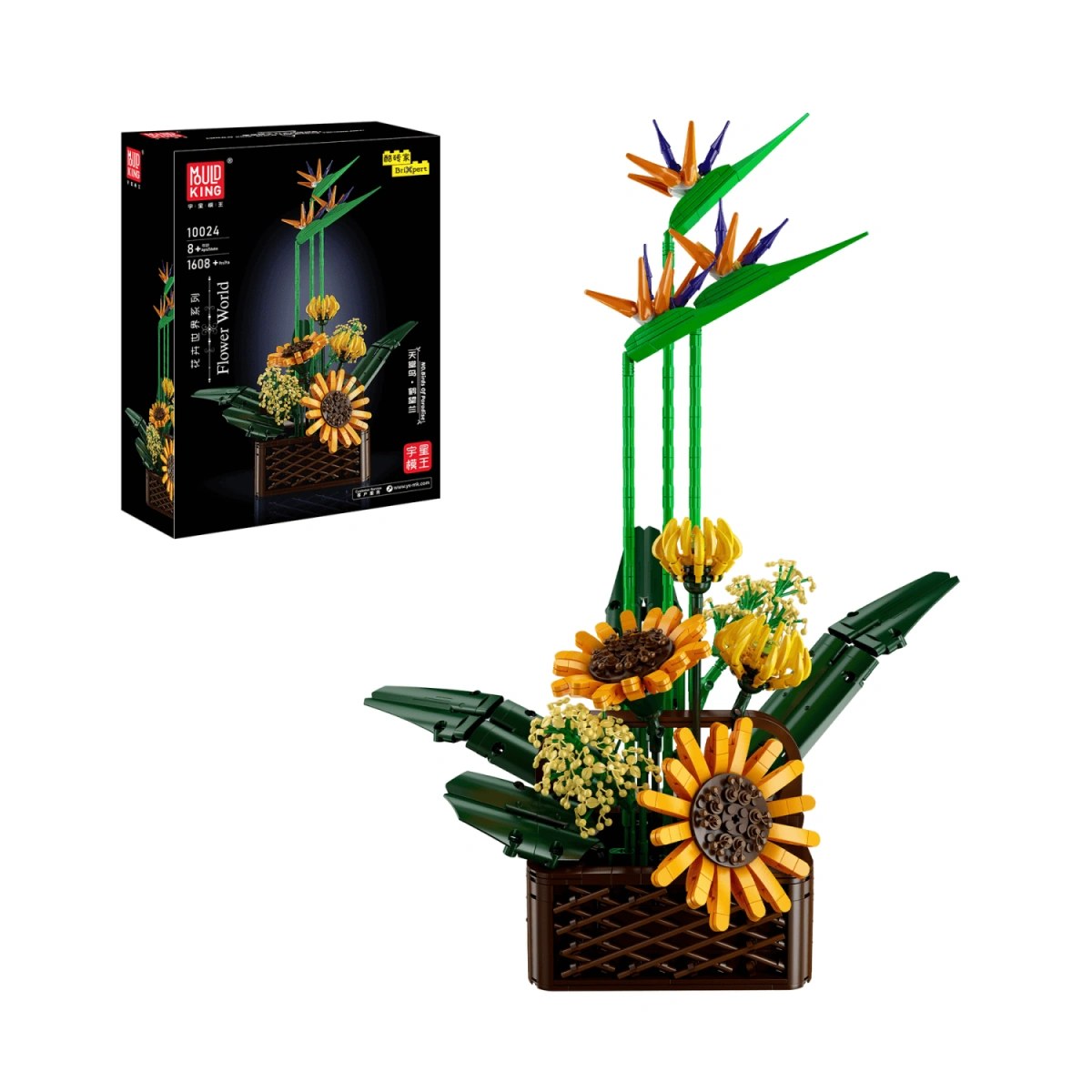 Конструктор Mould King Flower World 10024: Birds of Paradise. Фото 1