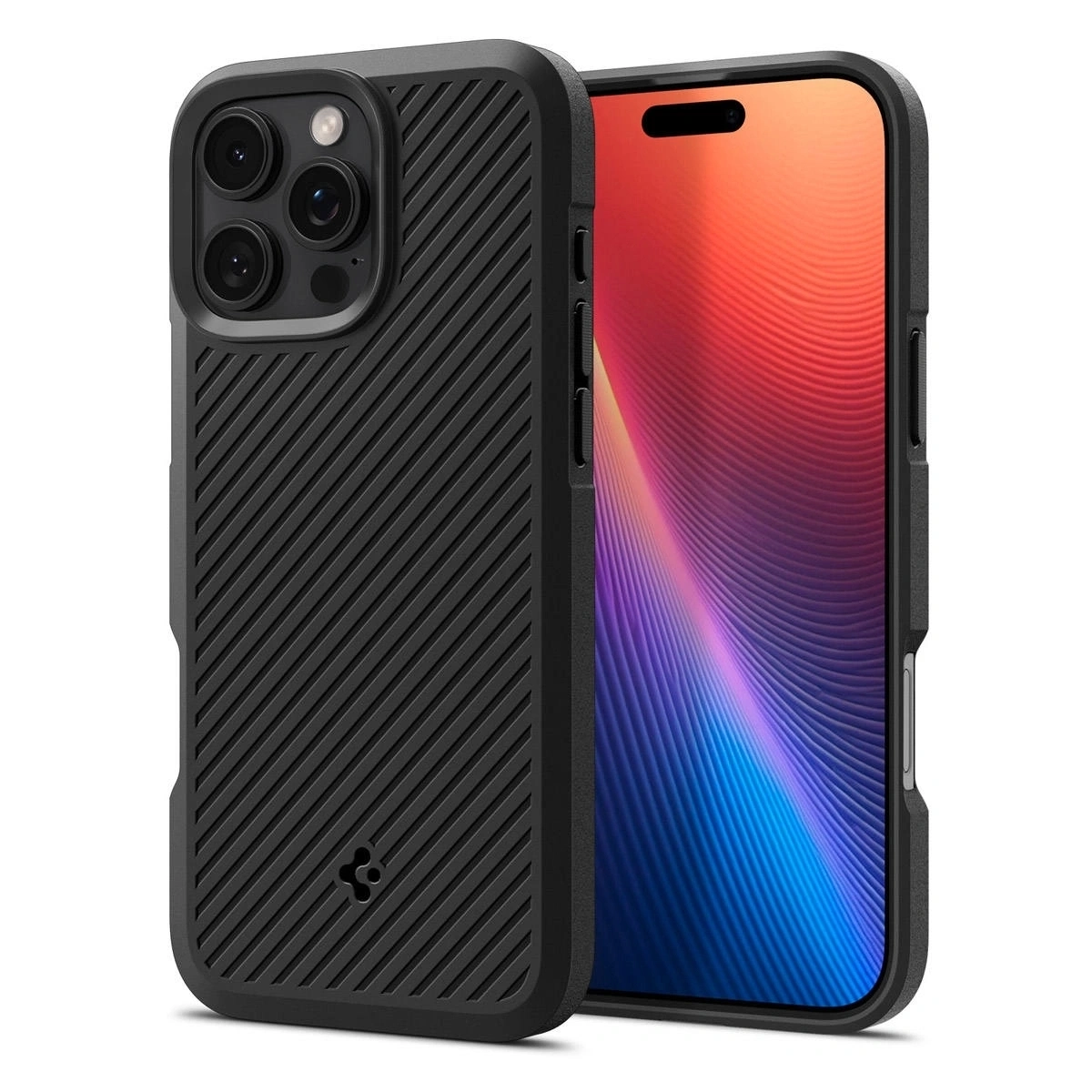 Накладка Spigen Core Armor для iPhone 16 Pro, Matte Black (ACS08157). Фото 1