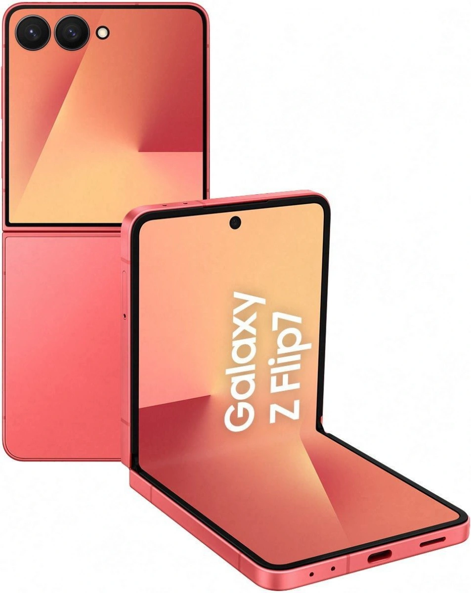Смартфон Samsung Galaxy Z Flip7 12/256Гб Коралловый (SM-F766B). Фото 1