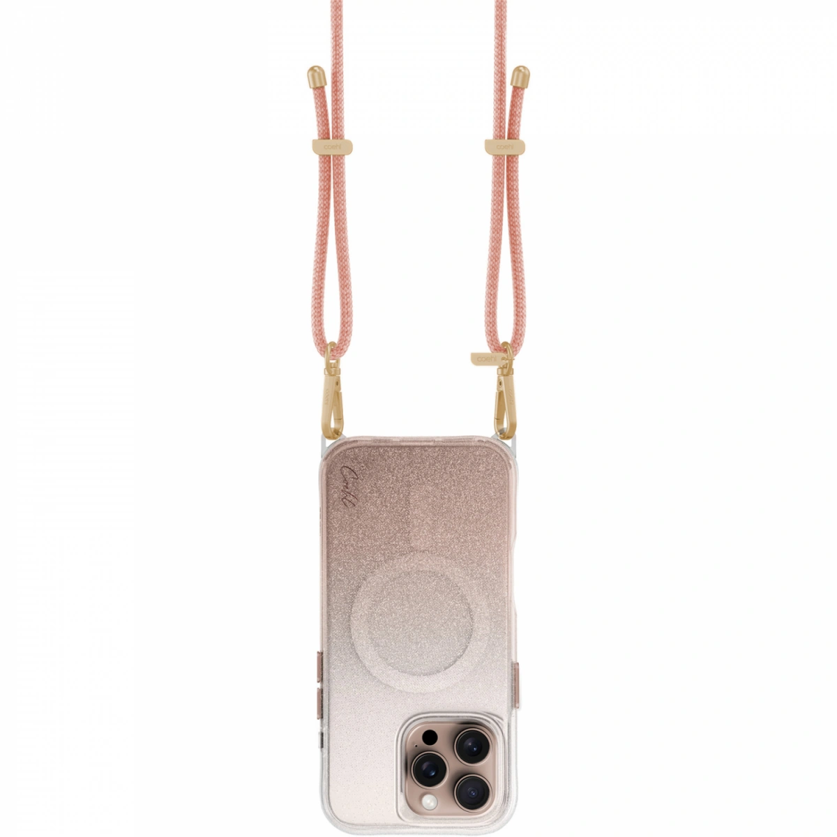 Накладка Uniq для iPhone 16 Pro Max COEHL Lumino (MagSafe), Rose Gold (IP6.9P(2024)-LUMMRGLD). Фото 4