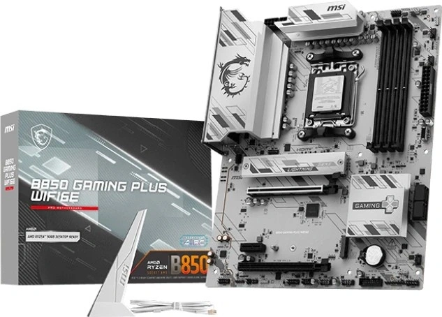 Материнская плата MSI B850 GAMING PLUS WIFI6E (AM5, ATX). Фото 5