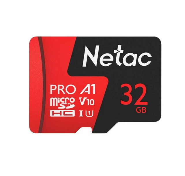 Карта памяти Netac 32GB MicroSDXC Extreme Pro Class 10 100мб/с + SD адаптер 100мб/с.. Фото 2