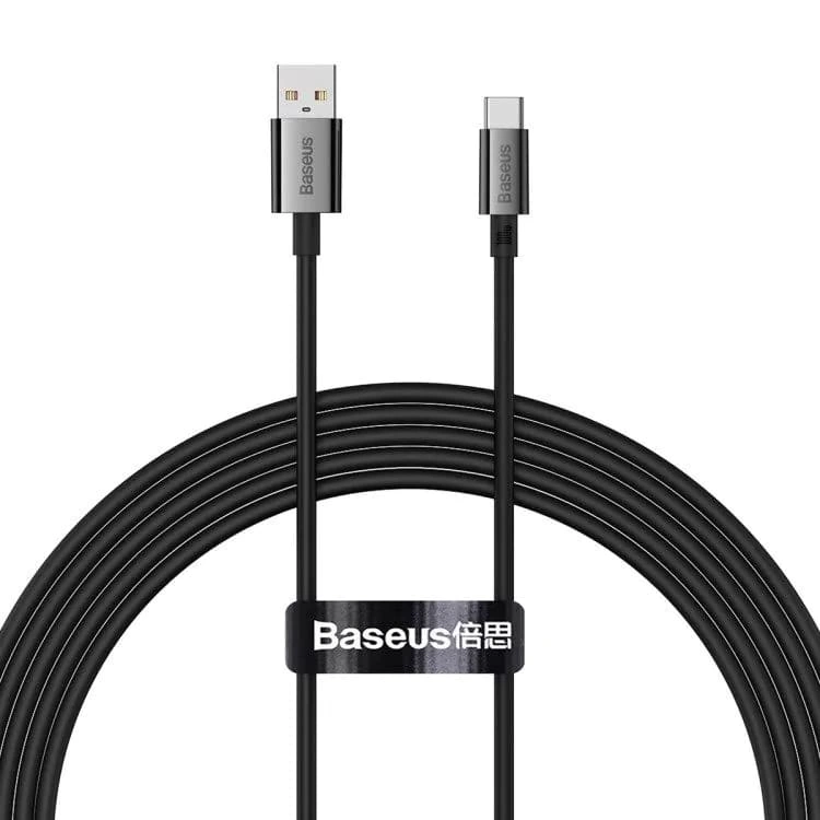 Кабель Baseus Superior Series Fast Charging Data Cable USB to Type-C 100Вт 2м, Чёрный (P10320102114-02). Фото 2