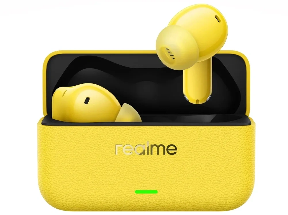Беспроводные наушники Realme Buds T500 Pro, Жёлтый (RMA2502). Фото 1