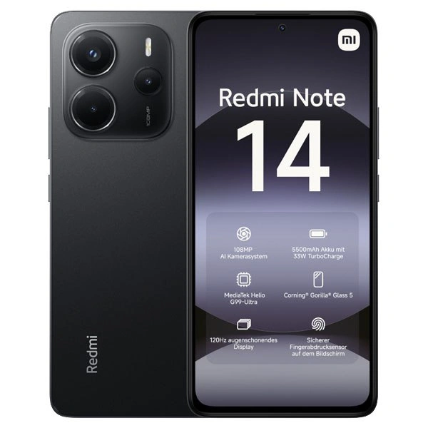Смартфон Redmi Note 14 8/256Гб Чёрный (Без адаптера). Фото 7