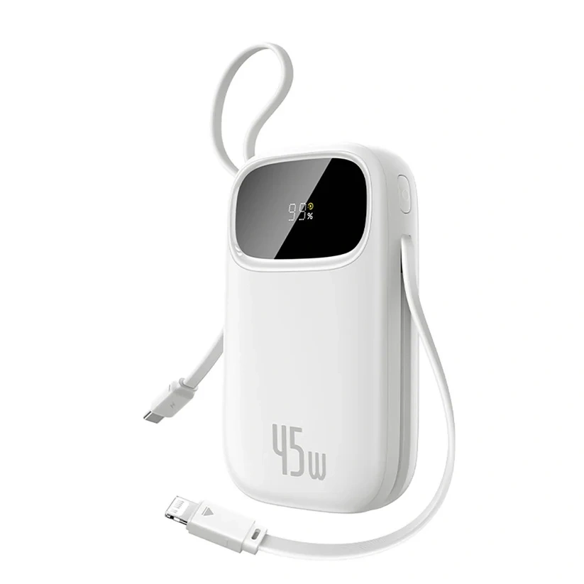 Внешний аккумулятор Baseus EnerFill FC31 20000mAh Qpow 3 45W, Белый (E0028D01). Фото 1
