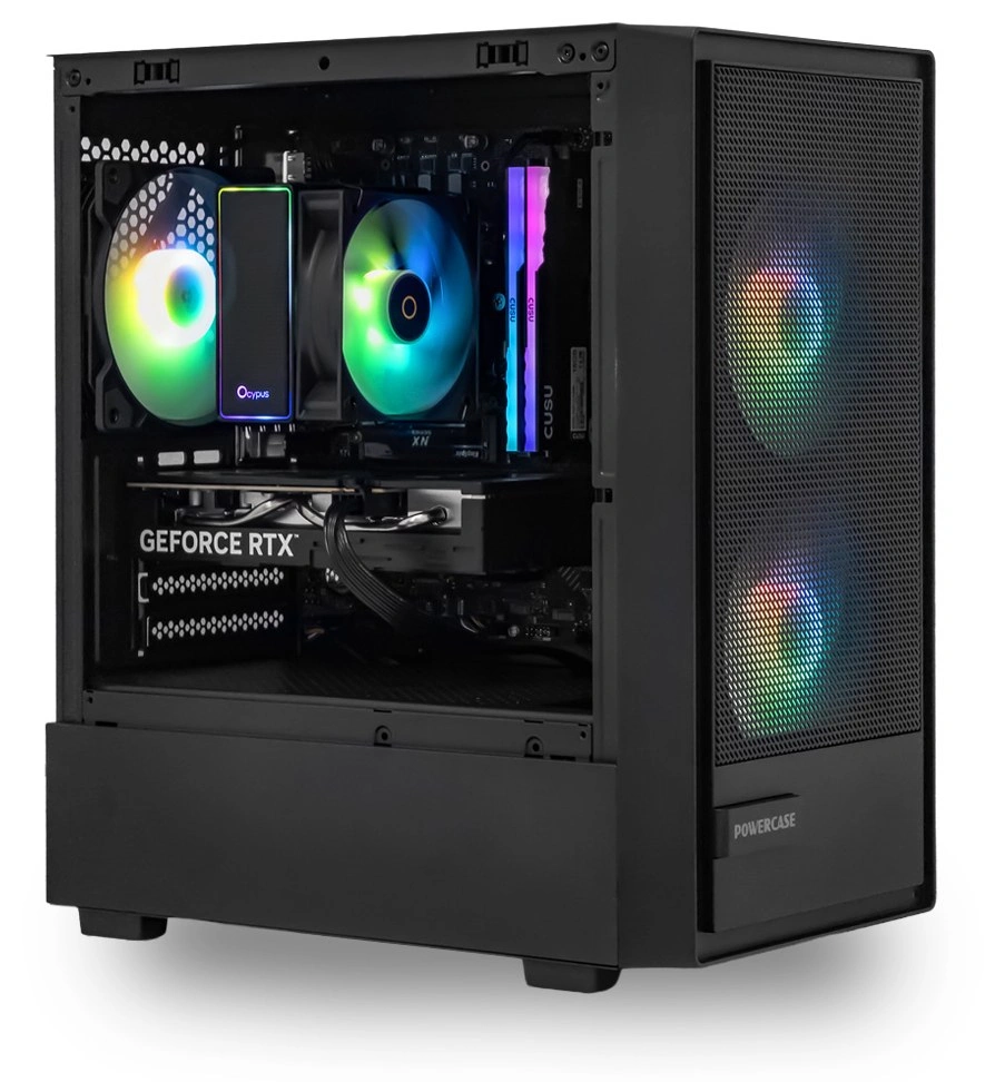 Системный блок CORE M (SM02 Intel Core i5-12400F, 32Гб DDR4, RTX5060, SSD 1Тб M.2, MSI B760M-E, 650Вт). Фото 2