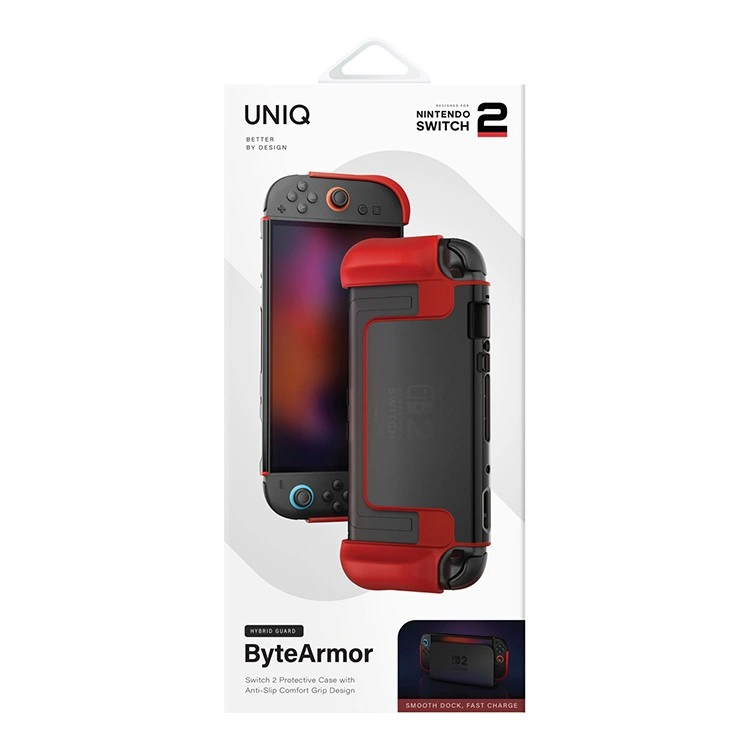 Чехол Uniq для Nintendo Switch 2, ByteArmor, Red (NINTENDOS2-BAMORPRED). Фото 4