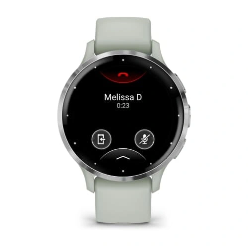 Умные часы Garmin Venu 3s Sage Gray with Silver Buckle. Фото 5
