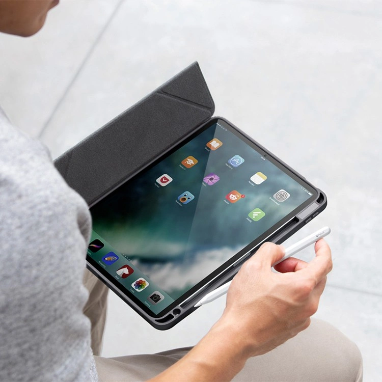 Чехол Uniq для iPad Air 13 M3, M2 Moven, Grey (PDA13(2024)-MOVGRY). Фото 4