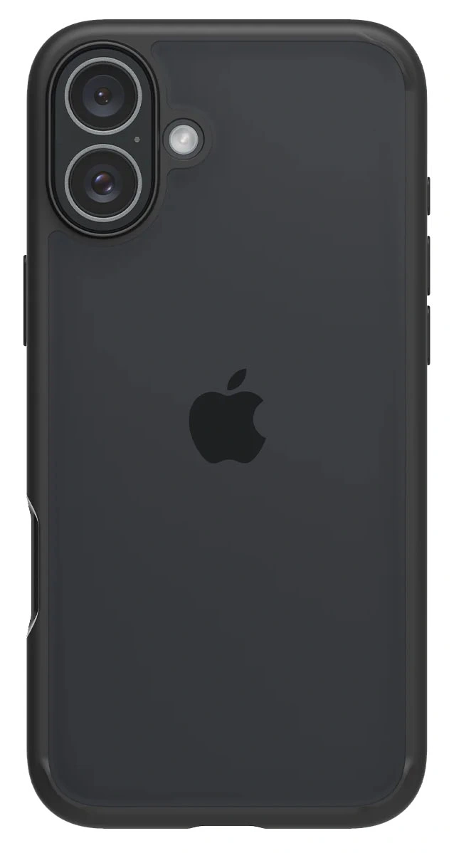 Накладка Spigen Ultra Hybrid для iPhone 16, Matte Black (ACS08201). Фото 2