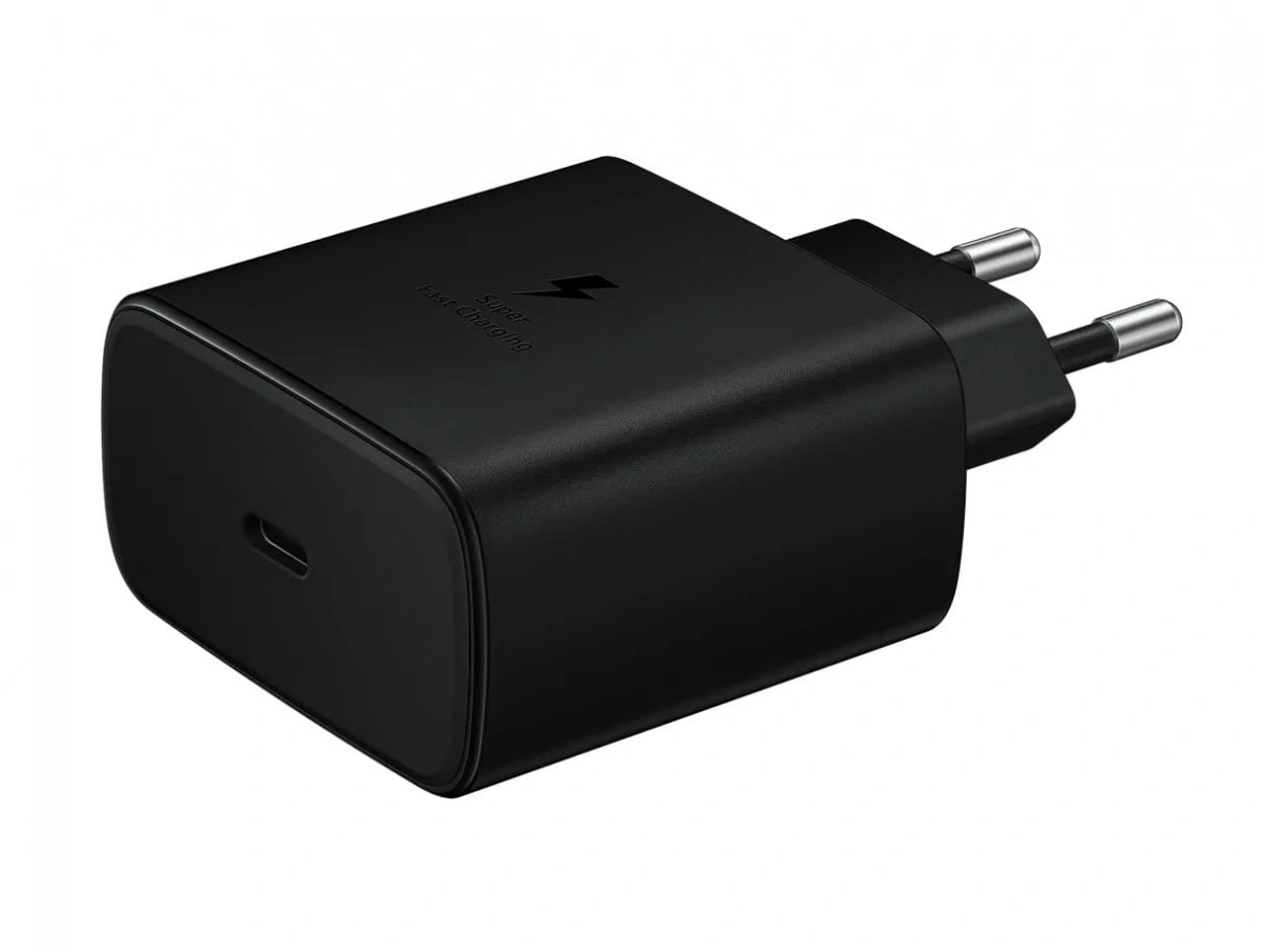 Сетевое зарядное устройство Samsung USB-C EP-TA845XBEG 45W + Cable Type-C to Type-C 1м, Чёрное. Фото 3