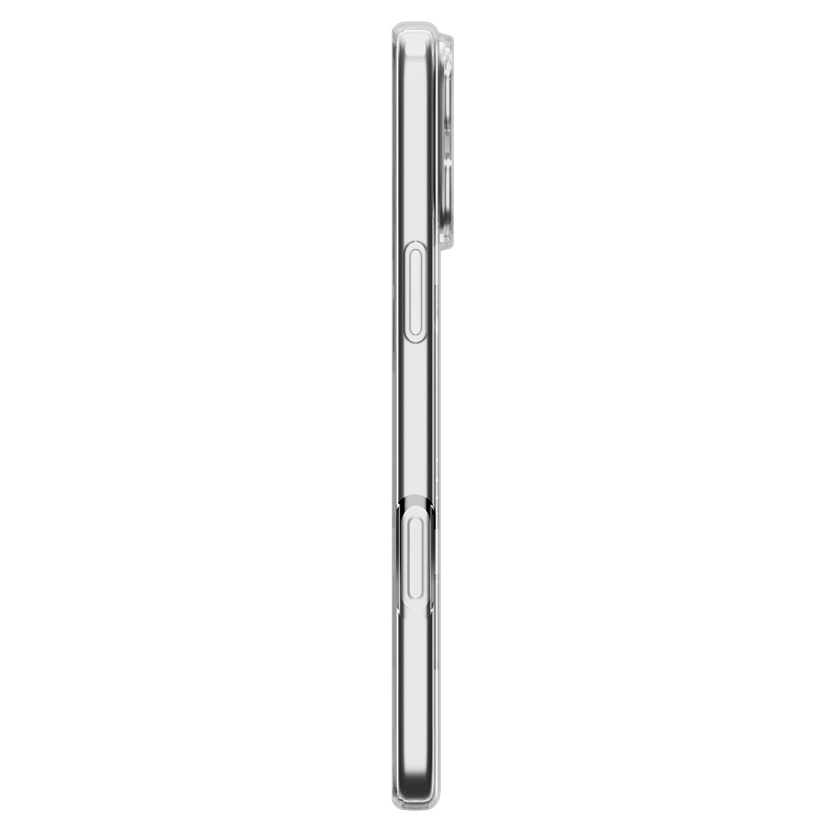 Накладка Spigen Liquid Crystal (MagSafe) для iPhone 17 Pro, Прозрачно-белая (ACS10396). Фото 4