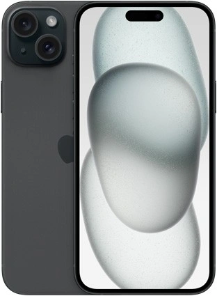 Смартфон Apple iPhone 15 128Гб Чёрный (eSIM) (Без RuStore). Фото 1