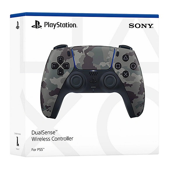Беспроводной контроллер Sony DualSense (PS5), Серый камуфляж (CFI-ZCT1W). Фото 5