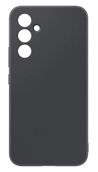 Накладка Silicone Case Logo для Samsung Galaxy A15 4G/5G, Чёрная. Фото 1