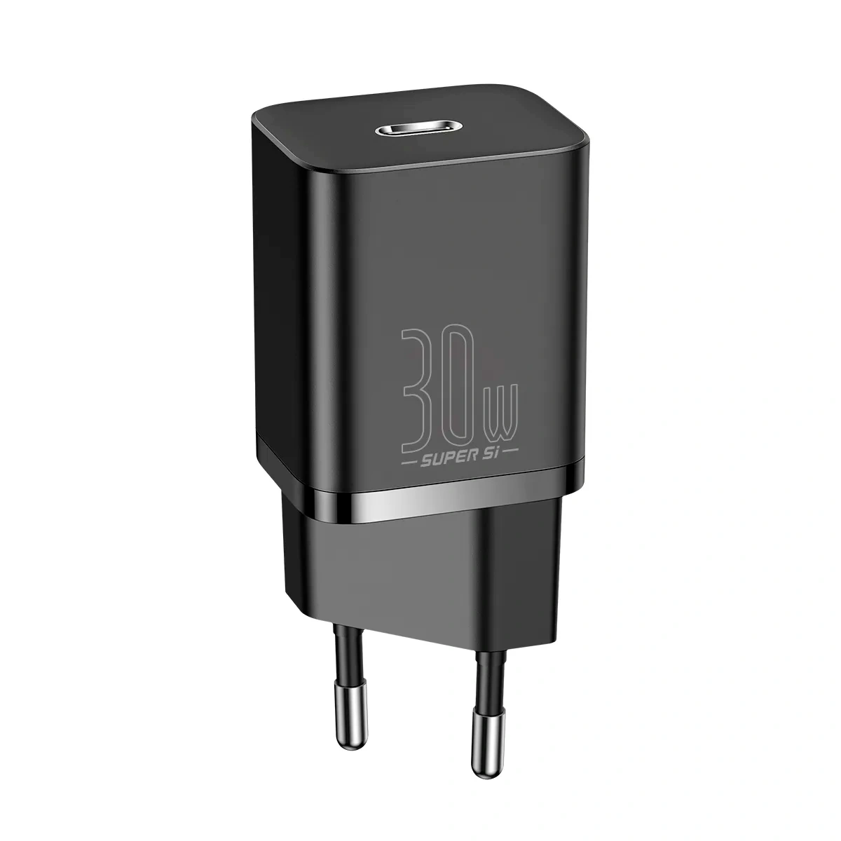Сетевое зарядное устройство Baseus Super Si Quick charger 30W EU,  Черное (CCSUP-J01). Фото 1