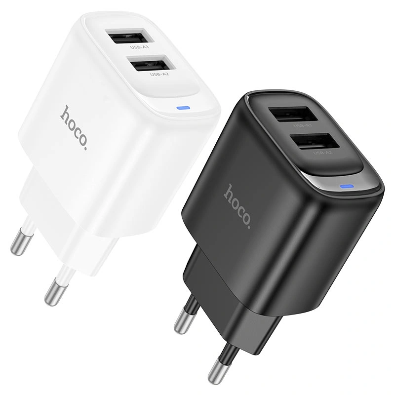 Сетевое зарядное устройство Hoco C141A Smart, Белое. Фото 2