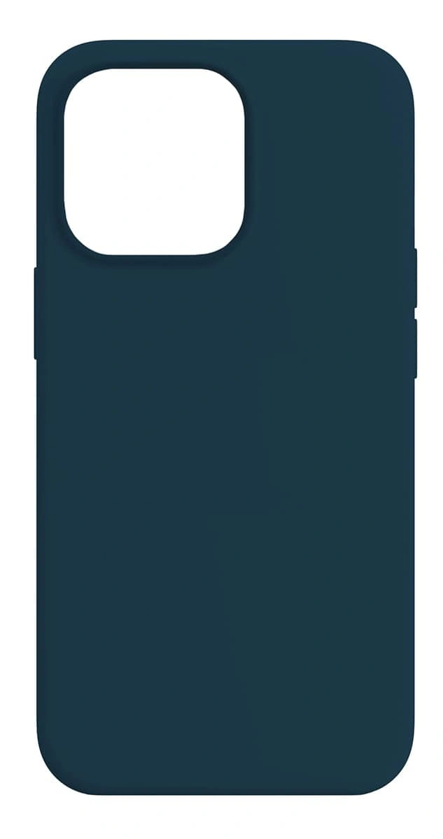 Накладка Silicone Case для iPhone 16 Pro Max, Тёмно-синяя. Фото 1