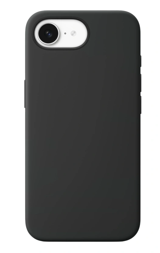 Накладка Silicone Case для Phone 17e / 16e, Чёрная. Фото 1