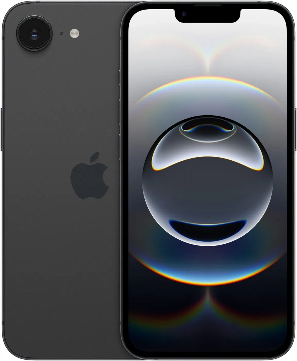Смартфон Apple iPhone 16e 128Гб Чёрный (eSIM+SIM) (Без RuStore). Фото 1