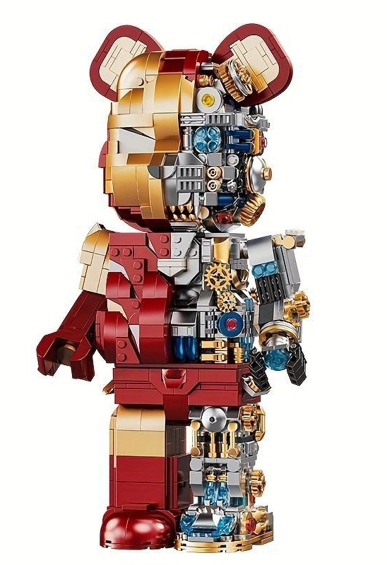 Конструктор Wangao 188004. Iron Man Mechanical Bear Robot, 1647 деталей. Фото 2
