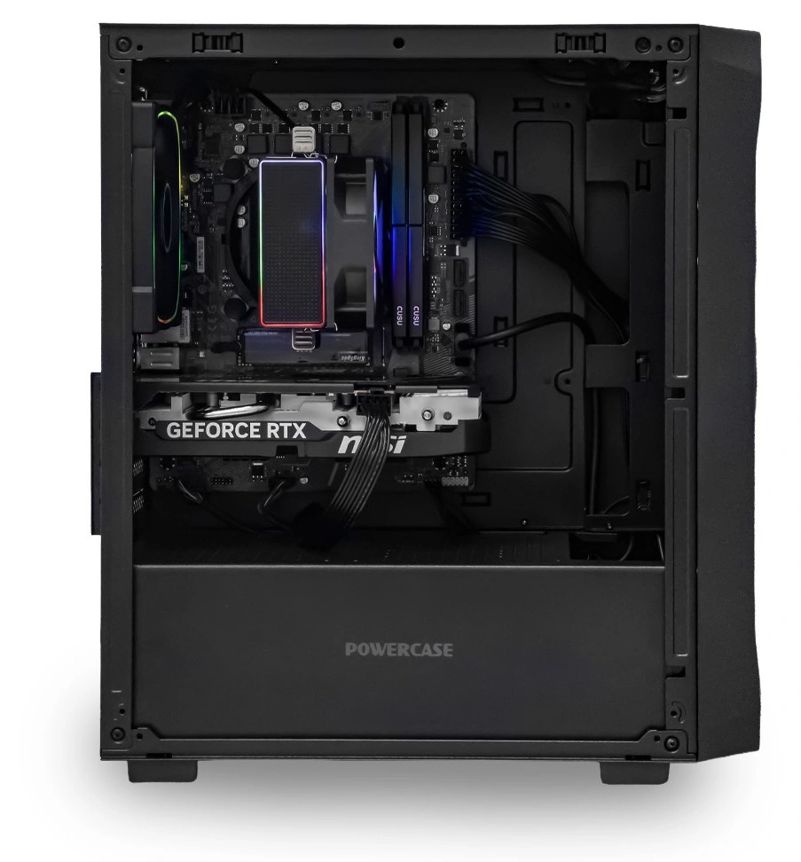 Системный блок CORE S (SM06 Intel Core i3-13100, 16Гб DDR4, RTX5060, SSD 512Гб M.2, Gigabyte H610M-K, 650Вт). Фото 3