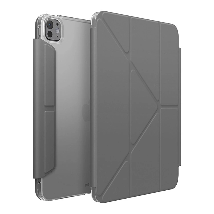 Чехол Uniq для iPad Pro 13 (2024) Camden Click, Rhino Grey (PDP13(2024)-CAMRGRY). Фото 7