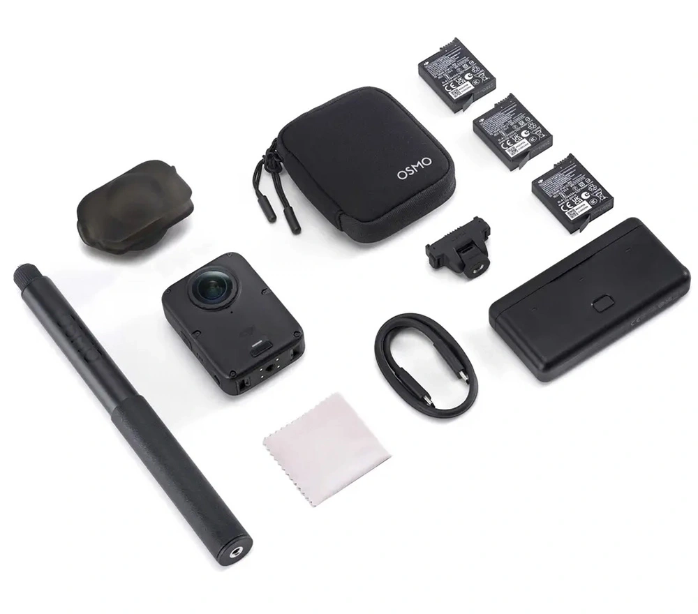Экшн-камера DJI Osmo 360 Gen 2 (Adventure Combo), Чёрная (OQ002). Фото 1