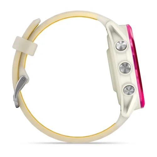 Умные часы Garmin Forerunner 570 42mm Raspberry Aluminum with Translucent Bone/Mango (010-02970-42). Фото 4