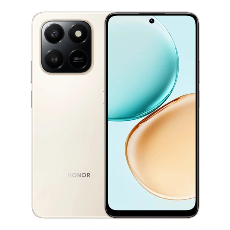 Смартфон Honor X7d 8/256Гб Пустынный золотой (LGN-LX1). Фото 1