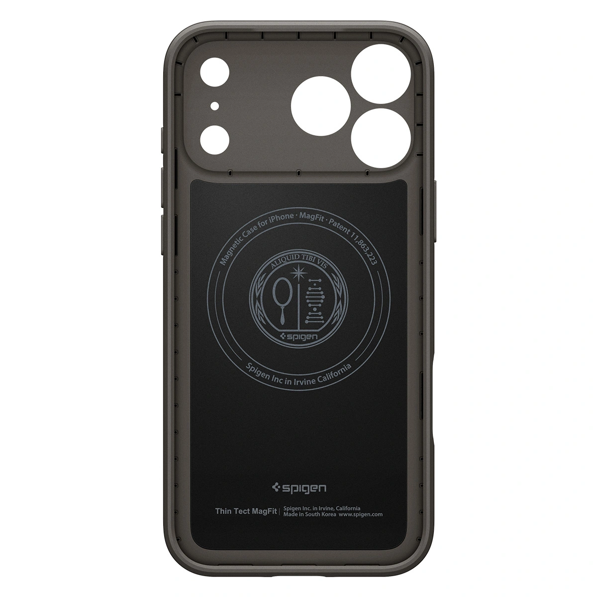 Накладка Spigen Thin Fit MagSafe для iPhone 17 Pro, Бронзовая (ACS10341). Фото 3