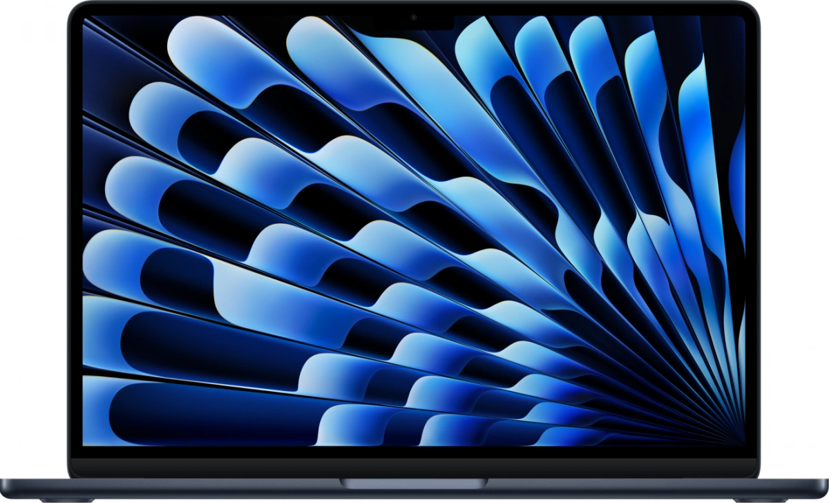 Apple MacBook Air 13" 2025 Тёмная ночь (MW133) (M4, 10-ядер CPU/10-ядер GPU, 16 ГБ, 512 ГБ SSD). Фото 1