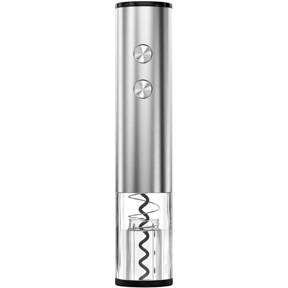 Электрический штопор Circle Joy Round Stainless Steel Electric Wine Opener, Серебристый (CJ-EKPQ01). Фото 1