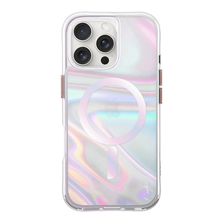 Накладка Uniq для iPhone 16 Pro Max COEHL (MagSafe), Savon Bubble Prism (IP6.9P(2024)-SAVMBPR). Фото 1