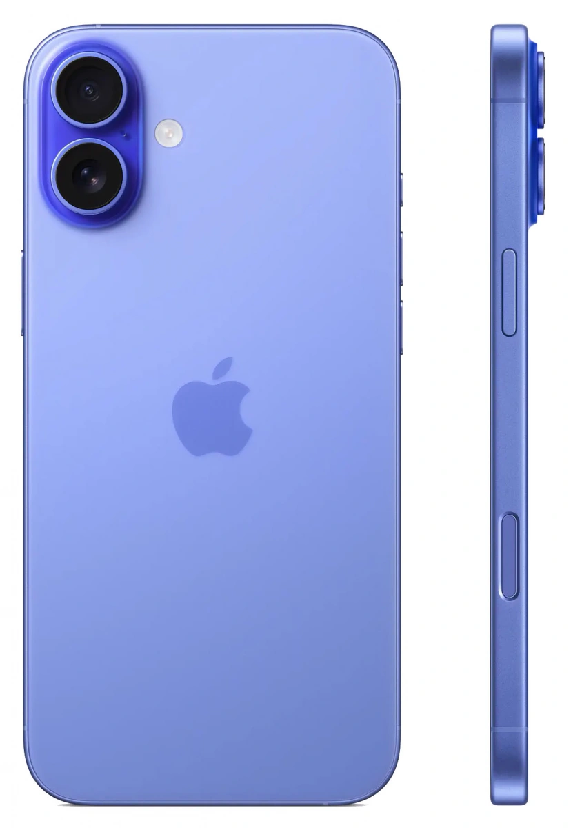 Смартфон Apple iPhone 16 256Гб Ультрамарин (eSIM+SIM) (Без RuStore). Фото 2