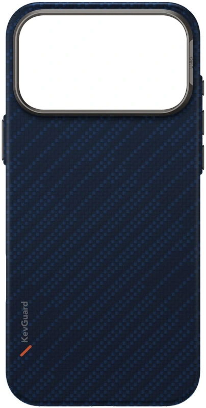 Накладка Uniq Keva Edge Aramid Case MagSafe для iPhone 17 Pro, Синяя (IP6.3P(2025)-KEVAEDMTBLU). Фото 2